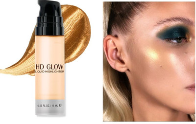 WOONGMI Best Waterproof Face Liquid Highlighter For Makeup Highlighter(Gold)