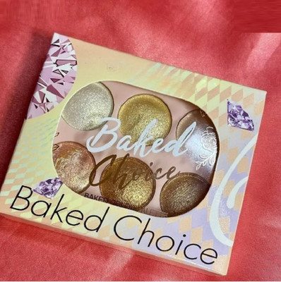 Yuency pressed baked highlighter palette (MULTICOLOR)  Highlighter(Multicolor)