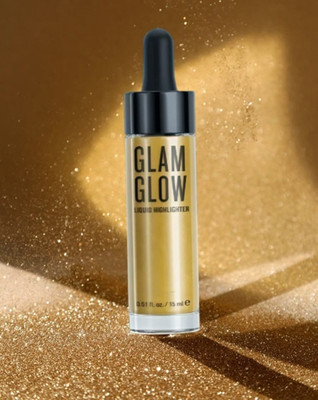 DARVING Illuminator Face Glowing Shimmer Shiny Highlight Make For Professional Look Highlighter(GOLD)