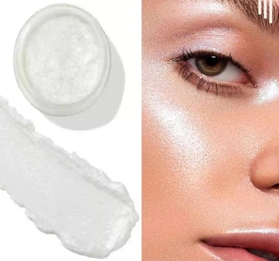 LILLYAMOR Natural Makeup Highlighter For Face pack of 1 Highlighter(Silver)