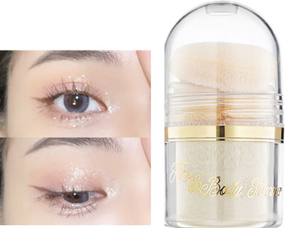 Wiffy Face Glowing Shimmer Shiny SILVER Highlight For Professional Look Highlighter(silver)