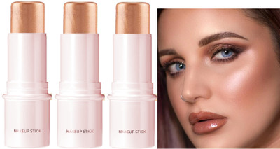 ADJD Highlighter Stick Copper Face for Cheeks Eyes and Lips Highlighter Stick Highlighter(Copper)