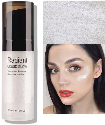 Jiwoo Face Glow Shimmer Liquid Highlighter Waterproof Glitter  Highlighter(silver)