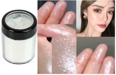 HUZURLU Shimmer White  Highlighter(Silver)