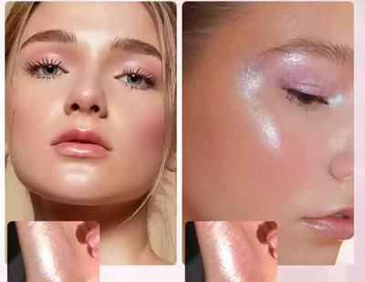 AFARAXIA Best 3D Long Lasting Makeup Shimmer Highlighter Stick Highlighter(Shiny pink)