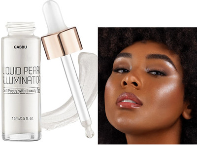 GABBU Liquid Highlighter Dewy Finish Silver Highlighter(silver)