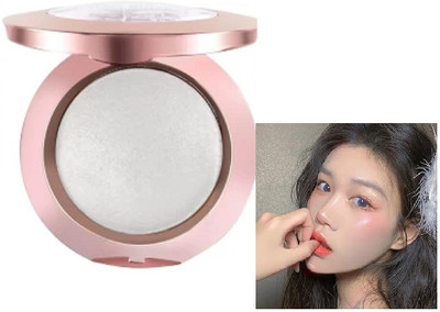 AFARAXIA Use Long lasting Multi Shimmer Blusher & Makeup  Highlighter(Silver white)
