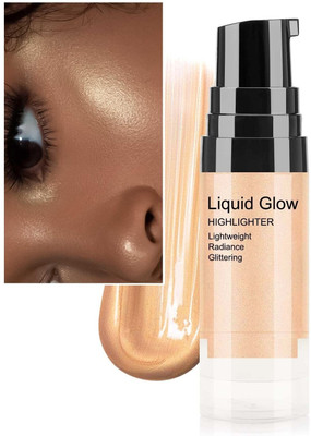 tanvi27 Gold Smooth Shine Shimmer highlighter Liquid, Moisturizing Body  Highlighter(Mettalic Gold)