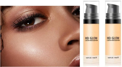 REIMICHI Face Makeup Liquid Highlighter With beutiful makeup look Highlighter(Glod)