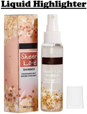 nn Lightweight Flawless All Day Glow Liquid  Highlighter(Silver)