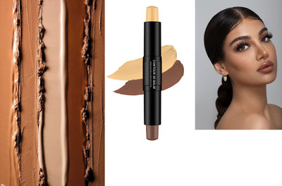 Sheny BEST MATTE 2 IN 1 HIGHLIGHTER & CONTOUR STICK Concealer Highlighter(Multicolor)