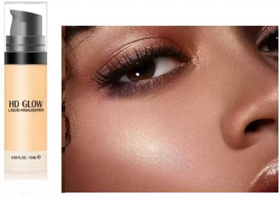 EVERERIN Long-lasting Wear And Silky Smooth Texture HD Glow Liquid  Highlighter(Gold)