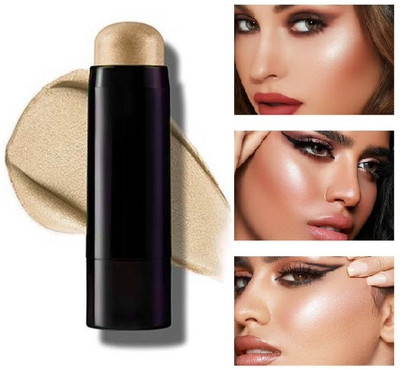 luzimaisa Brighten Makeup Cream Shimmer Highlighter Stick  Highlighter(golden)