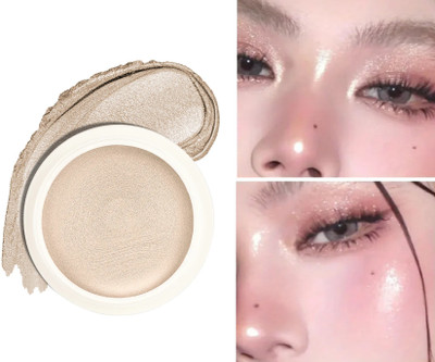 GULGLOW99 Glitter Highlight Palette - Waterproof, Long-Lasting Glow, Multiple Pearlescent Highlighter(Mermaid Scale)