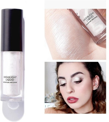 HUZURLU Waterproof Ultra Glow Highlighter for Face Makeup  Highlighter(silver)