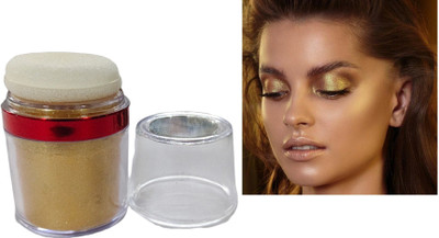 SEUNG SHIMMER LOOSE POWDER FOR FACE MAKEUP 2IN1 HIGHLIGHTER Highlighter(GOLD)