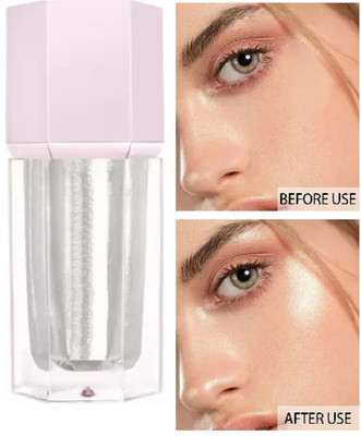 AFARAXIA Natural-Looking Long-Wearing Glow Liquid Illuminator Makeup Highlighter silver Highlighter(Silver)