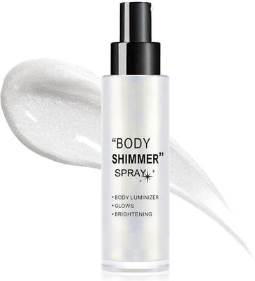 THTC Highlighter illuminator liquid Face and Body Waterproof 3D Glow Highlighter(Silver)