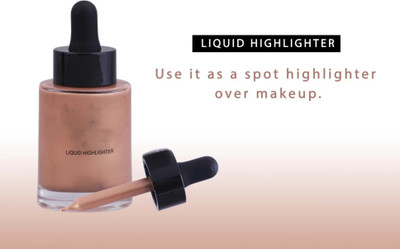 ADJD ROSE GOLD LONG LASTING GLOW HIGHLIGHTER ILLUMINATOR MAKEUP BASE FOR ALL SKIN Highlighter(ROSE GOLD)