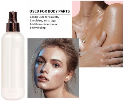 Emijun LIQUID WHITE SHIMMR SHINE BODY HIGHLIGHTER FOR ALL SKIN Highlighter(white)