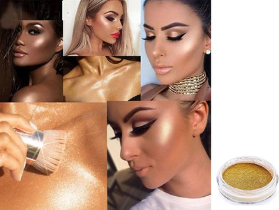 AFARAXIA gold Highlighter long lasting waterproof Highlighter(gold)