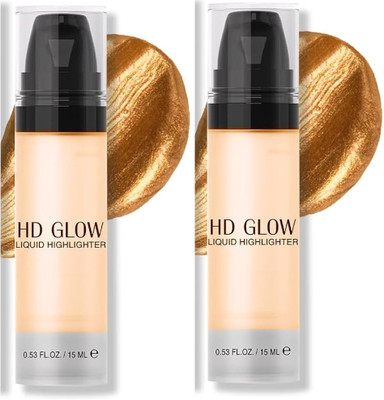 AFARAXIA Glow Liquid Highlighter Gold highlighter for shiny face Highlighter(Gold)
