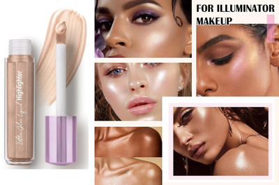 DARYUE Pearly-Glow Liquid Highlighter - Fair-To-Light Skin Tone Highlighter(gold)