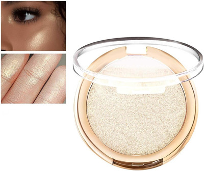 Emijun Baked Highlighter, Sheer Shimmering Color,HIGHLIGHTER Highlighter(GOLD)