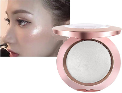 Arcanuy Mini Baked Shimmer Blusher and  Highlighter(white)