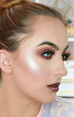 Emijun NEW ILLUMINATOR SHIMMERY SHINY FACE MAKEUP POWDERY SILVERY HIGHLIGHTER Highlighter(GOLD, SILVER)