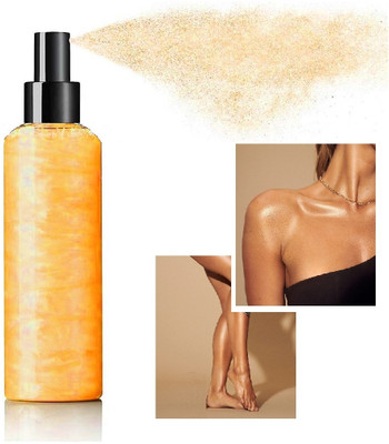 GFSU - GO FOR SOMETHING UNIQUE PERFECT SHIMMERY FINISH SILVER BODY HIGHLIGHTER SPRAY 03 Highlighter(GOLD)