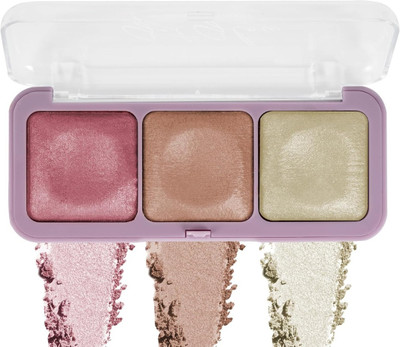 DARVING Get Glow Highlighter Palette | Ultra Blendable & Long lasting | Shimmer Finish Highlighter(MULTI COLOR)