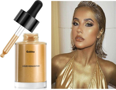 GABBU Ultra Smooth Shine Waterproof Face And Body  Highlighter(gold)