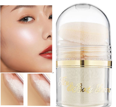Wiffy Professional Makeup Face Brightener Silver & Gold Shimmer Highlighter(silver)