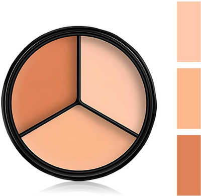 UNIQUE PROFESSIONAL Concealer Palette Waterproof Long-Lasting Matte Conceal Cream Makeup Palette Concealer(3 IN 1, 50 g)