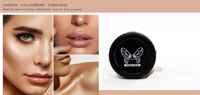 Herrlich NEW COLOR CHANGING SHIMMERY SILVER HIGHLIGHTER FOR MEN & WOMEN Highlighter(SILVER)
