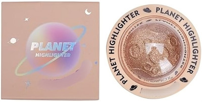 Divyaan Beauty Planet Highlighter Powder High Gloss Face Body Brightening Contour Highlighter(Golden)