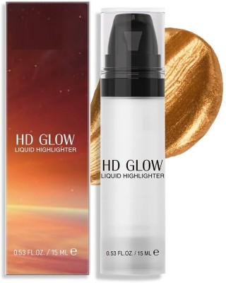 WOONGMI HD Glow Gold Liquid Highlighter For Proffesional Makup Highlighter(Gold)