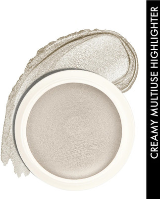 YAWI Glow Powder Highlighter For Makeup|Long-Lasting & Dewy Finish Formula Highlighter(Silver)