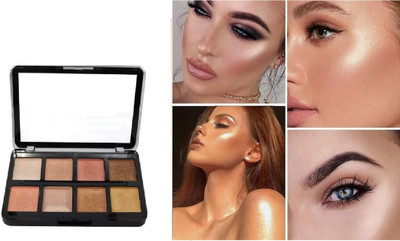 USBK Professional Waterproof HD Highlighter Blusher Highlighter(MULTI-COLOR)