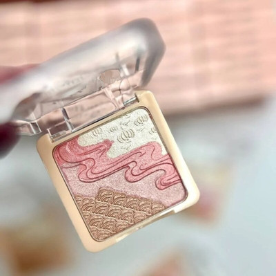 HUZURLU 4in1 Super Highlighter with Super Glow Finish Highlighter(MULTICOLOR)