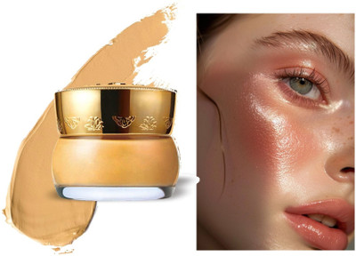Emijun Long Lasting Moisturizing Illuminator Makeup Base For Face & Body Highlighter(Golden)