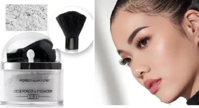 YAWI Perfect Silver Shiny Face Makeup Shimmer Powdery Highlighter  Highlighter(SILVER)