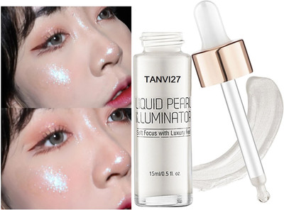 tanvi27 illuminating Pearl Liquid White Highlighter For Face makeup Highlighter(White)