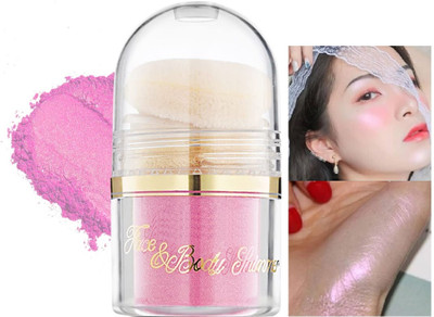 MYEONG Pink Glitter Makeup For Instant Bright Look Illuminating Glow  Highlighter(Pink)