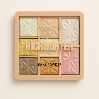 K.Y.L.Plus 9-in-1 Highlighter Palette Highlighter(Multicolor)