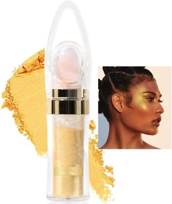 YAWI golden best powder highlighter shimmer glitter Highlighter(Golden)