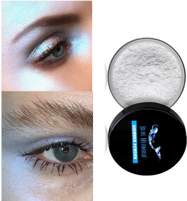 BLUEMERMAID WATERPROOF COLOR CHANGING HIGHLIGHTER POWDER BLUE COLOR Highlighter(BLUE)