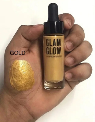 Yuency Face Glam Glow Liquid Highlighter Long-Lasting Highlighter (golden) Highlighter(golden)