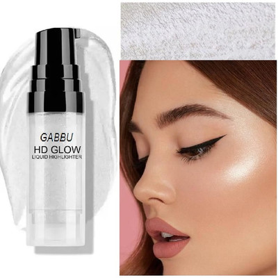 GABBU Illuminator Silver Highlighter Ultra Smooth Shine Waterproof Highlighter(silver)